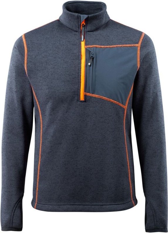 Mascot Strickpullover REIMS HARDWEAR mit kurzem Reißverschluss 50149 Gr. 4XL schwarzblau