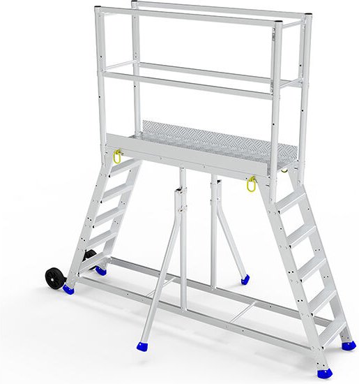 Plattformleiter - 8 Stufen - Maximale Arbeitshöhe. 4.00m - PDA200/1500