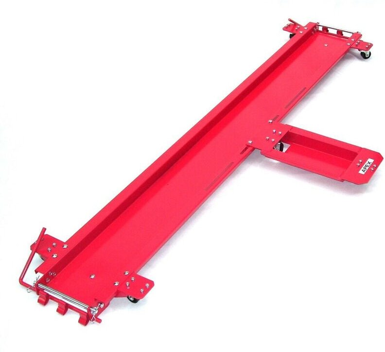 Thumbnail - Apex - Motorrad Rangierhilfe 570kg Rollwagen 06190 Motorradständer Rangierer Schiene