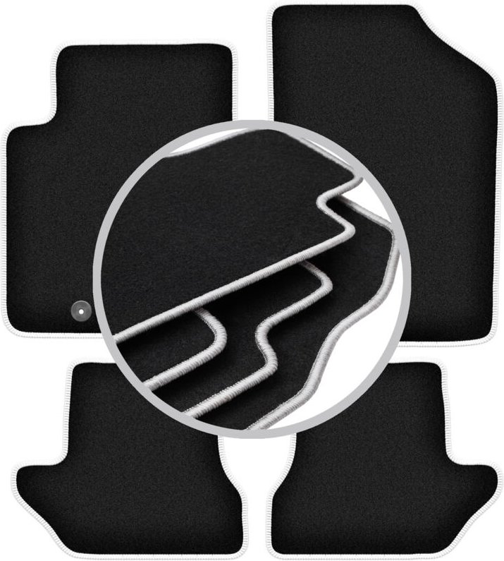 CARLUX-SILVER Automatten für: Citroen C3 Pluriel Cabrio (2003-2010)