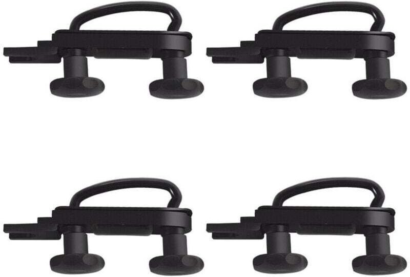 Morsetti a u per box da tetto universali in acciaio inox, kit staffe di montaggio per auto e furgoni, accessori per l'in...