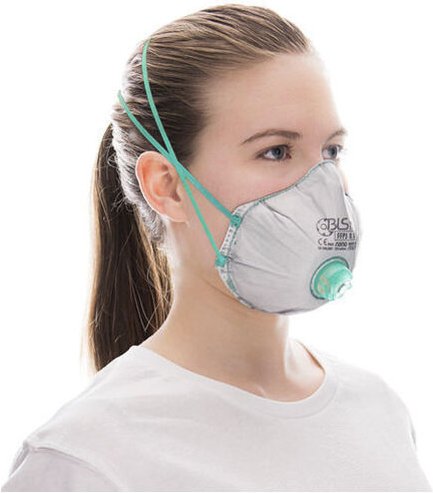 BLS 8006332 ZERO 30 FFP3 GESICHT FILTER CUP mit Ventil 10 PIECES