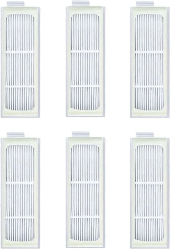 6er-Pack HEPA-Filter für Deebot T20 Omni / T20e Omni Roboterstaubsauger – waschbares und wiederverwendbares Ersatzteil