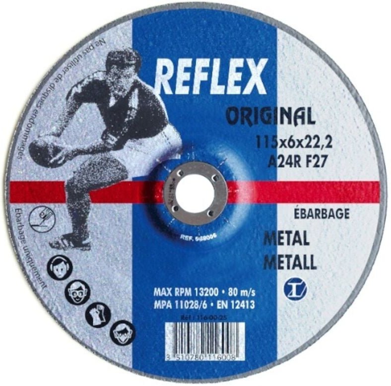 Schruppscheibe für Metalle Ø 125 mm Outifrance