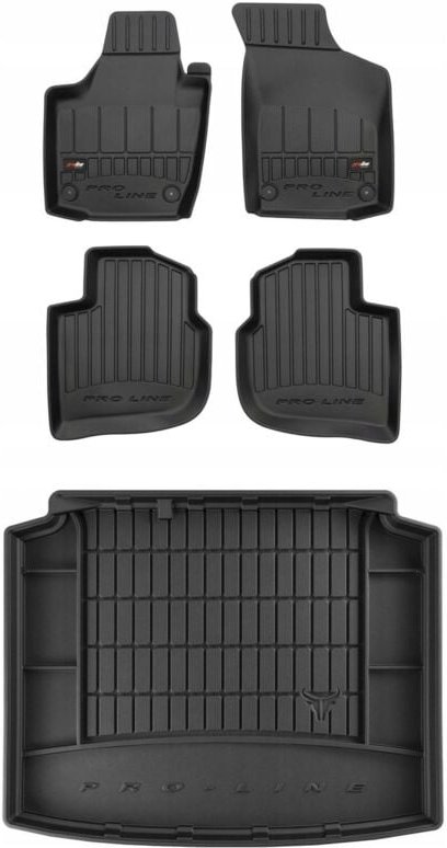SET 3D Gummimatten Skoda Rapid Spaceback 2012-2019