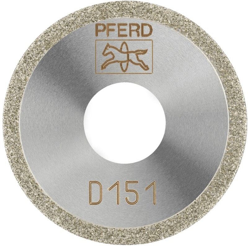 Thumbnail - Pferd - Diamant-Trennscheibe D1A1R 30x1,0x10,0mm D151 (mittel) für Glas/Keramik/Hartmetall