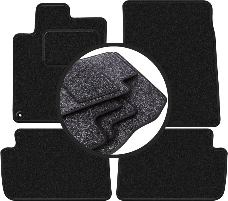ANTHRA Autofußmatten für: Peugeot 407 Coupé, Limousine, Kombi (2004-2011)