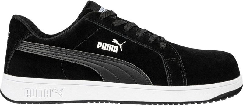 Puma - Iconic Wildleder Black Low S1PL esd fo hro sr Sicherheitsschuhe - 38 eu - Schwarze