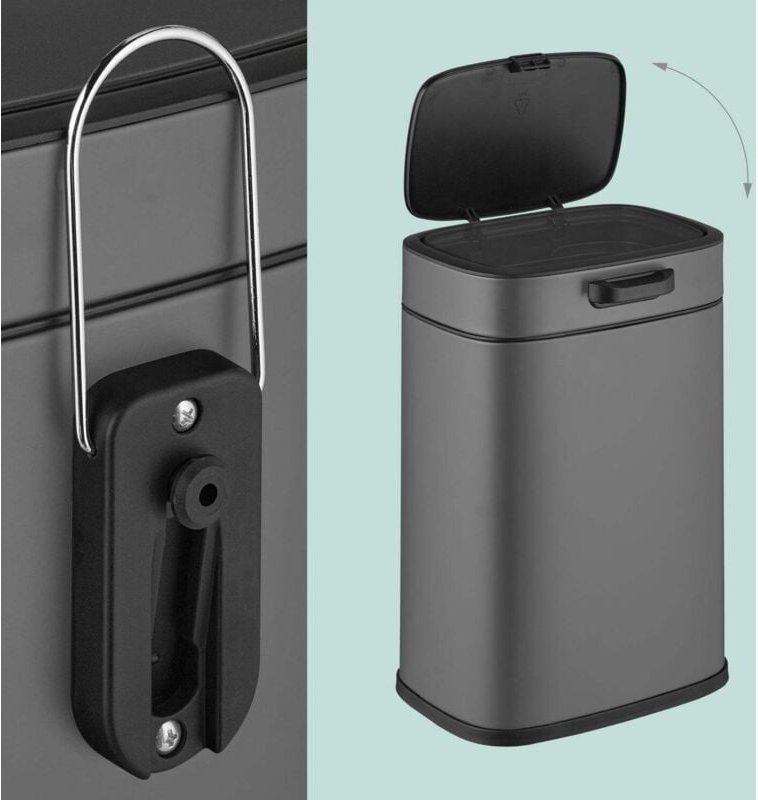 Hängender Küchenabfalleimer, 5L, Wandmontage