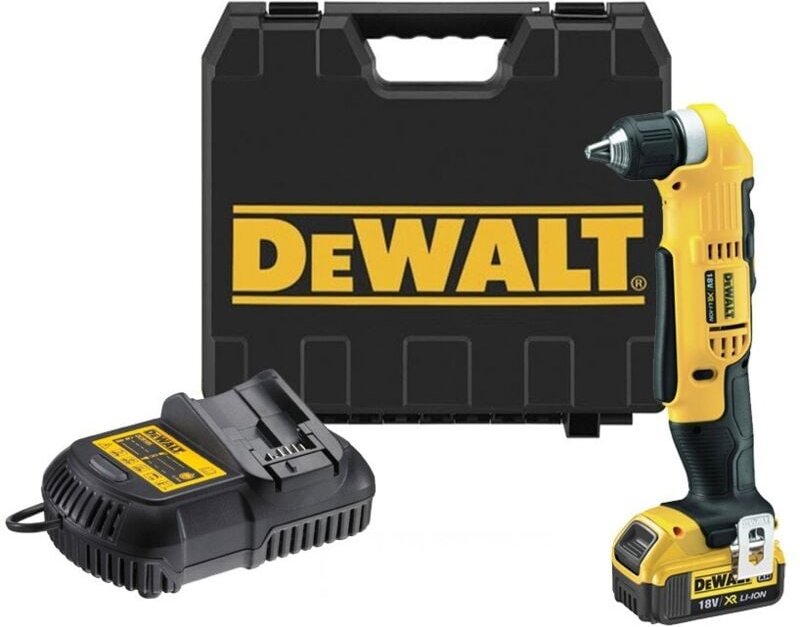 DCD740C1 Akku Winkelbohrmaschine Bohrmaschine 18V mit Akku & Koffer - Dewalt