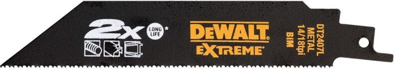 Säbelsägeblatt bim Metall 152 mm 5 Stk., Art.Nr. DT2407L-QZ - Dewalt