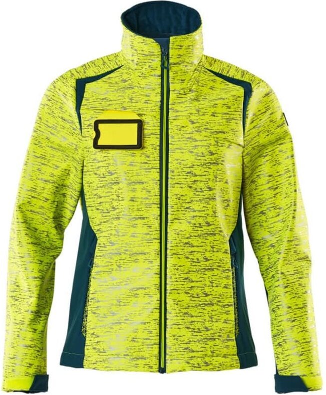 Accelerate safe Damen Softshelljacke 19212-291 Gr. l hi-vis gelb/dunkelpetroleum - Mascot