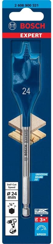 Thumbnail - Bosch - Professional Expert SelfCut Speed Flachfräsbohrer, 24 x 152 mm (2608900321)