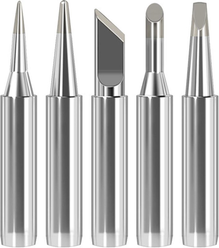 KZQ - 5 Punte per Saldatore I+B+K+3C+2.4D Riscaldamento Interno Temperatura Costante 900M Rame Nudo (44 x 6 mm)