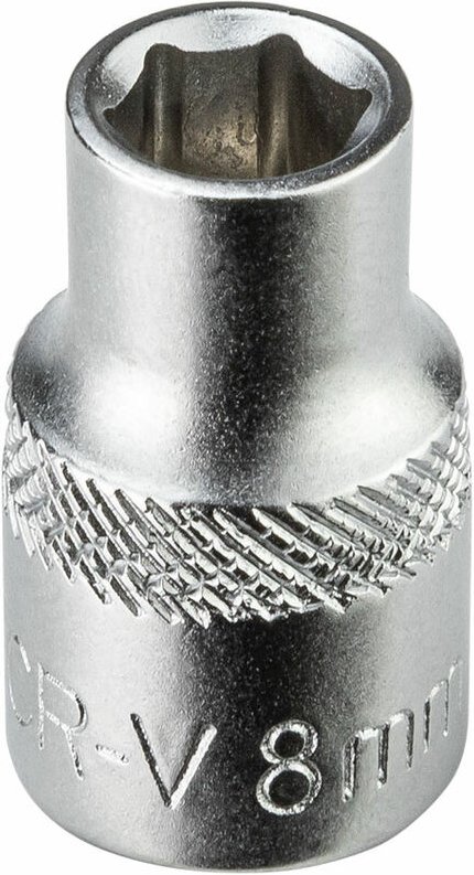 Thumbnail - Stecknuss Sechskant 8mm 6 Kant 3/8' kurz (cr-v)