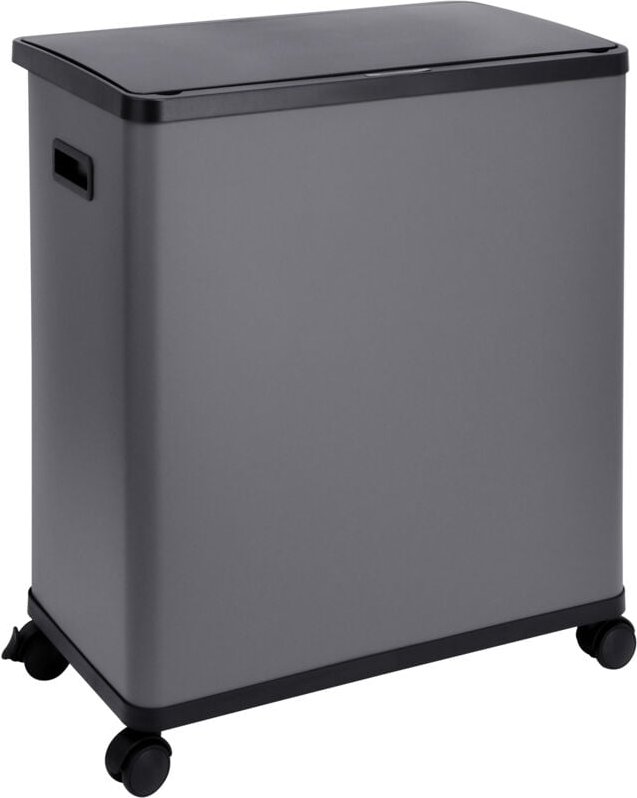 Svita - SR2X30 Sensormülleimer Abfalleimer 2fach 60l inkl. Räder Grau