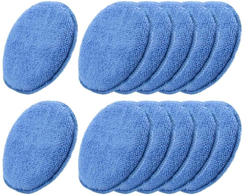 Thumbnail - 12PCS Mikrofaser Auto Staubsauger Schaum Polierschwamm, Blau