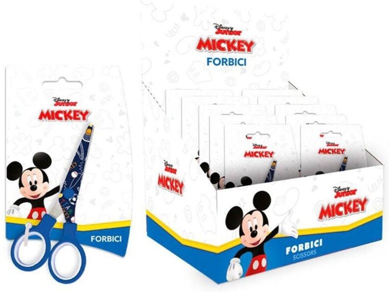 Trade Shop - copy of SET 24PZ FORBICI SCUOLA DECORO UNICORNO PER SCUOLA TEMPO LIBERO CANCELLARIA BAMBINE 738066 -