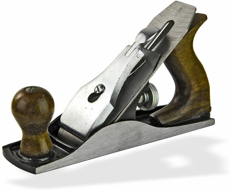 Dema - Handhobel hh 175 Holzhobel Hobel Metall Holzhobel mit Echtholz Handschutz 45mm