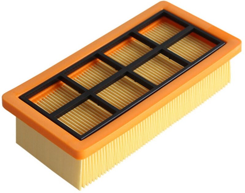 für Kärcher Flachfaltenfilter-Zubehör für Staubsauger AD 3200, AD 3 Premium und AD 4 Premium, 6.415-953.0, Orange