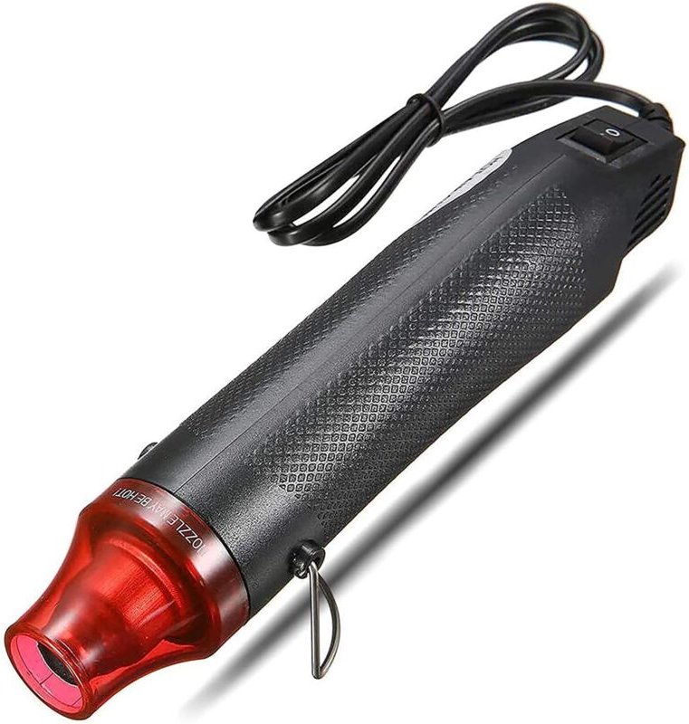 Dolaso - Hand-Heißluftpistole, Hand-Heißluftpistole für DIY-Schrumpfverpackung, Kunststoff