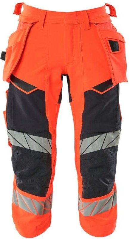 Mascot - Dreiviertel-Hose 19049-711-22210 Gr. 52 hi-vis rot/schwarzblau