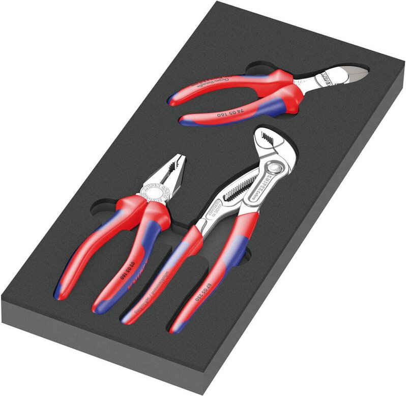 9780 Schaumstoffeinlage knipex Zangen Set 1 - Wera