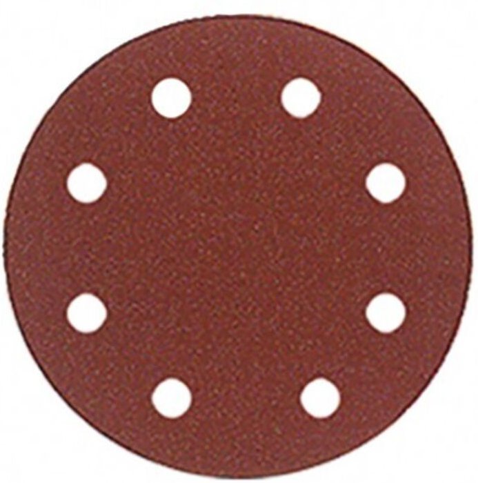 Mehrzweck-Klettscheibe Classic ø 150 Körnung 120 Durchbohrt 8 Stück, Box mit 50