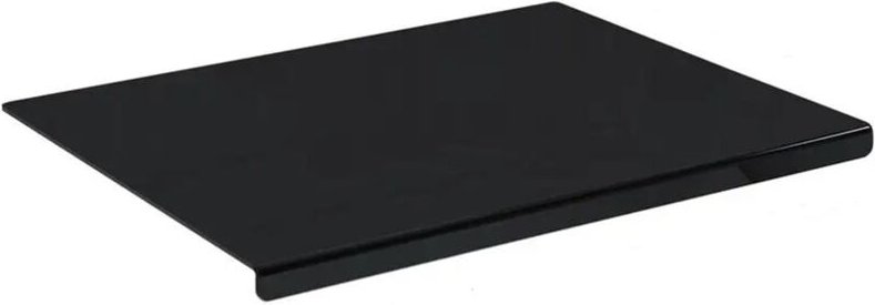 Schwarzes Schneidebrett Aus Acryl mit , Größe 45,5 X 35,5 cm, Kratzfest, Küche, Schneidebrett für die Küche
