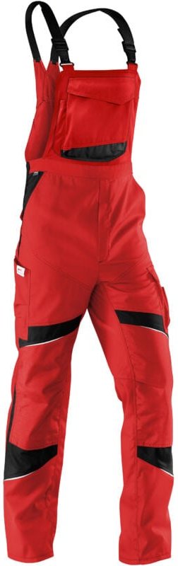 Kübler Latzhose activiq 3250 mittelrot/schwarz Gr. 62