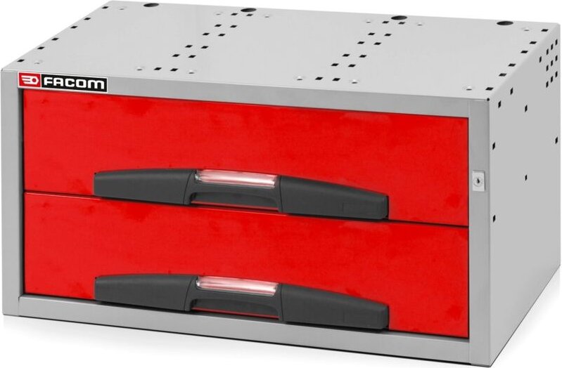 FACOM Regal mittel tief 2 Schubladen fest