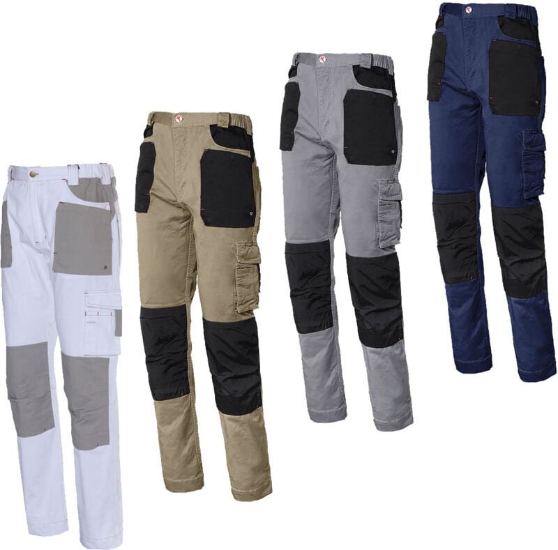 Industrial Starter - Stretch 8730 Stretch Arbeitshose - l - Grau