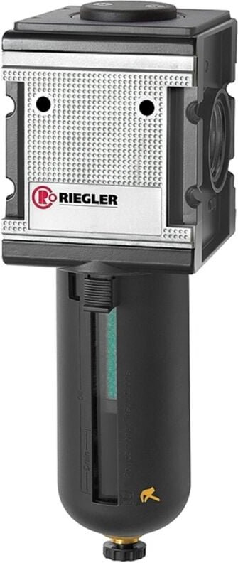 Mikrofilter »multifix«, mit PC-Behälter, Schutzkorb, bg 4, g 1 - Riegler