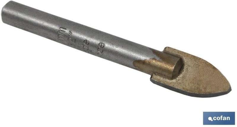 Ogivalbohrer für Glas, Keramik und Steinzeug 8 mm