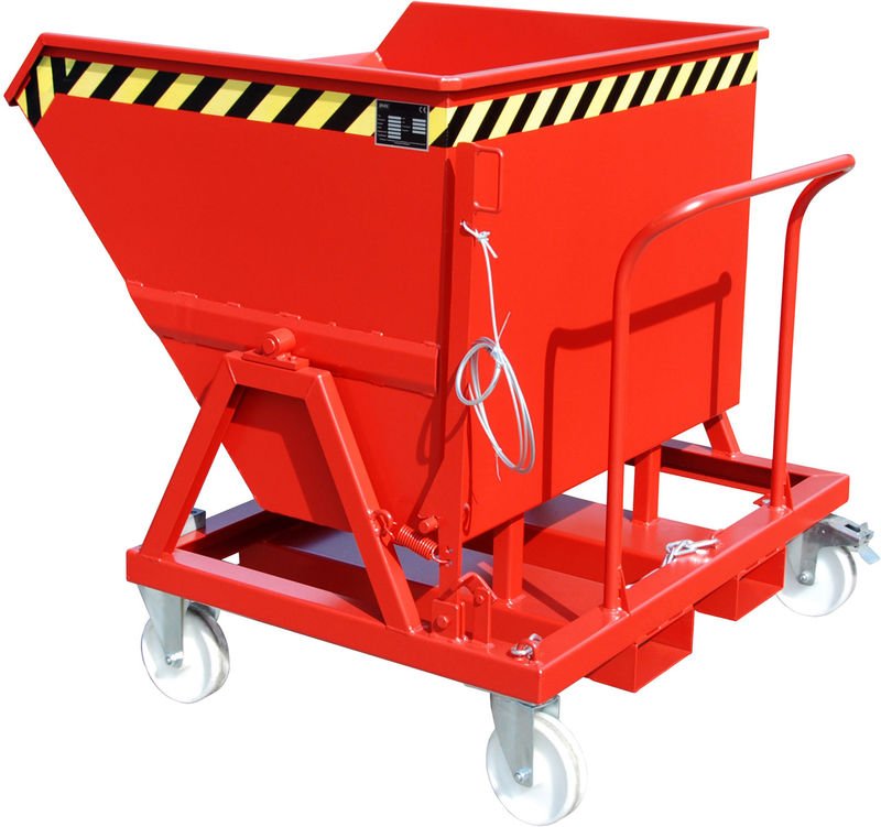 Bauer Kippmulde KS 550, lackiert, Feuerrot