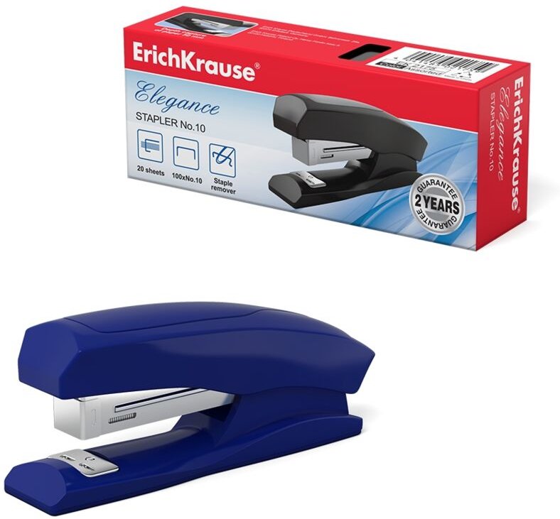 Erichkrause Eleganz - Hefter 10 de bis zu 20 Blatt - Mechanik de Stahl de hohe Qualität - verschiedene Farben