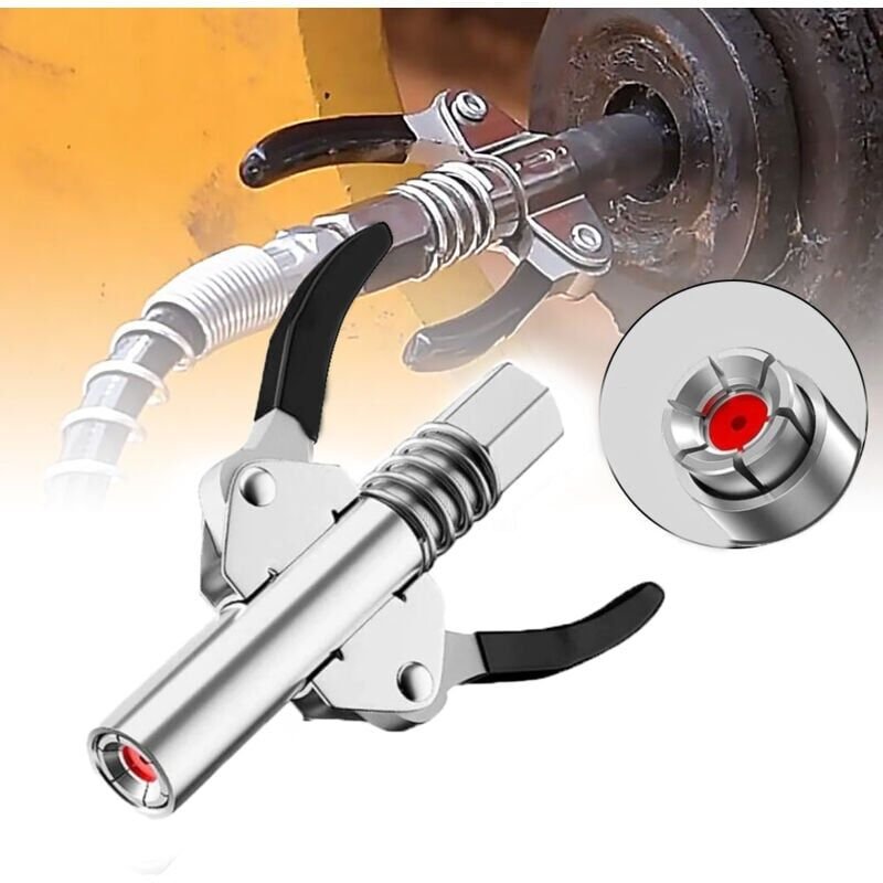 Stück Hochdruck-G-Kupplung mit Doppelgriff für Fettpresse, Luftpistole, einfach zu montieren und zu demontieren, für all...