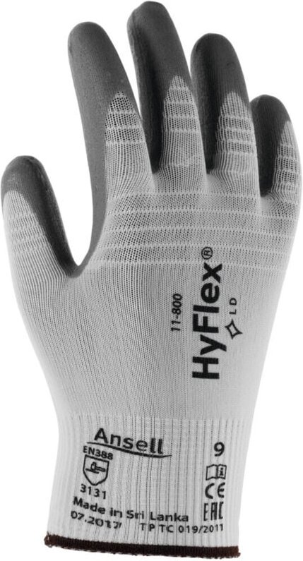 Handschuh-Paar HyFlex 11-800, Handschuhgröße: 9 - Ansell