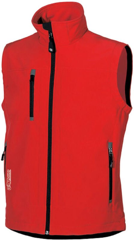 Arbeitsschutzweste ohne Ärmel Softshell CLIMB Rot XS