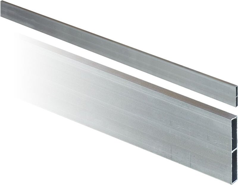 Leichtes 100x18mm Aluminium Maurerlineal 1,50m Outifrance
