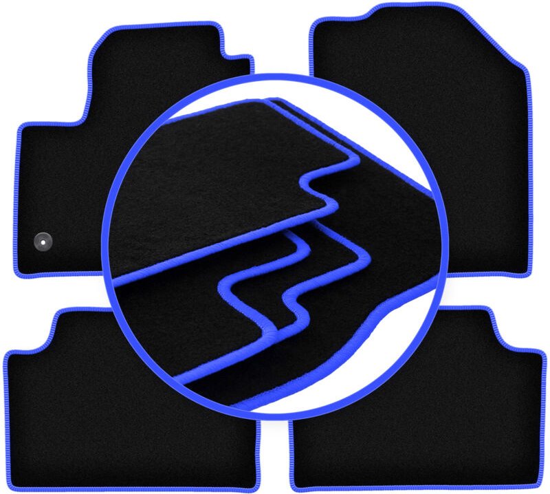 CARLUX-BLUE Autofußmatten für: Kia e-Soul II / Soul EV Fließheck (2020-)