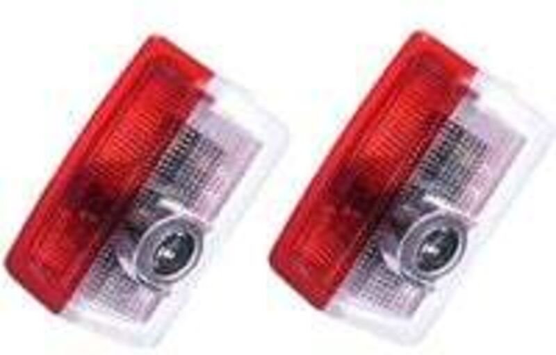 Tinor - 2PCS Auto led Projektor Liuer Ghost Shadow Logo Lampe 3D Auto Einstiegslicht Willkommen Beleuchtung Laser Projek...