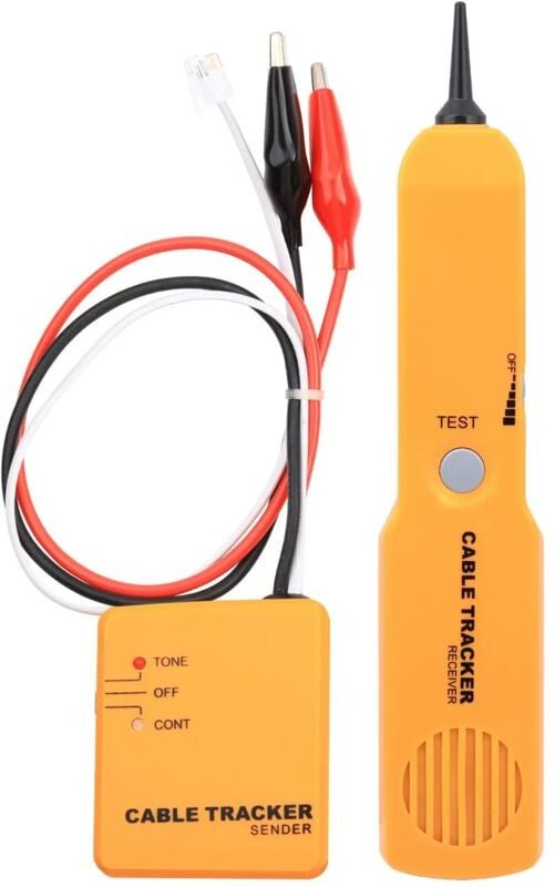 Lntyq - Testeur de câble réseau RJ11 Testeur de fil de Toner Testeur de Circuit de fil Détecteur de ligne de tonalité Ou...