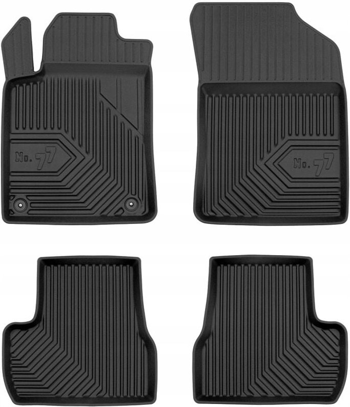 Citroen C3 2 2009–2016 Gummimatten Tabletts 77