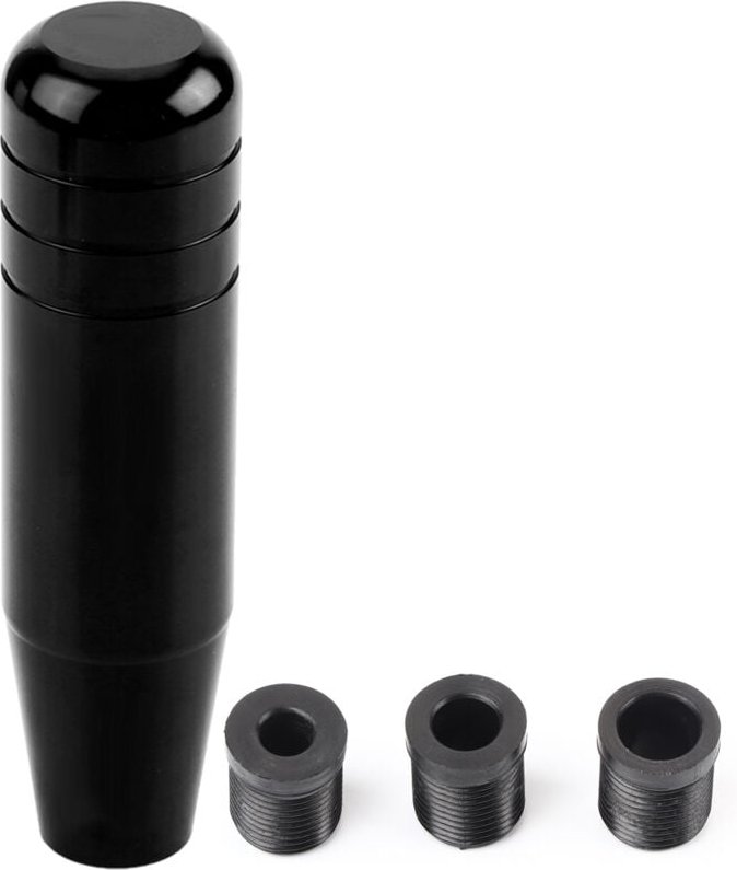 Zoternen - Universal Aluminiumlegierung Auto Manueller Schaltknauf Griff Schalthebel 13 cm Schwarz