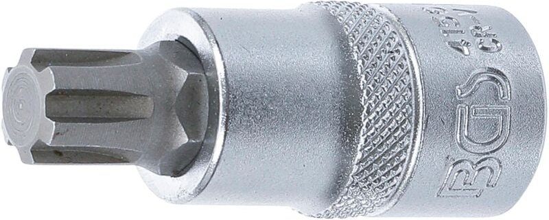 Bgs Technic - Bit-Einsatz Antrieb Innenvierkant 12,5 mm (1/2') Keil-Profil (für ribe) M12
