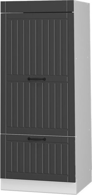 Vicco - Mikrowellenschrank Fame-Line, Anthrazit Landhaus, 60 cm