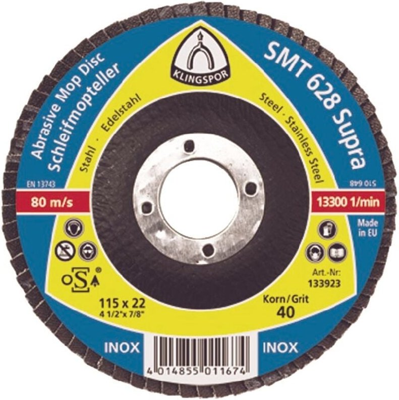 Klingspor TE/SUPRA/SMT628/CS455X/120/N/180X22,23