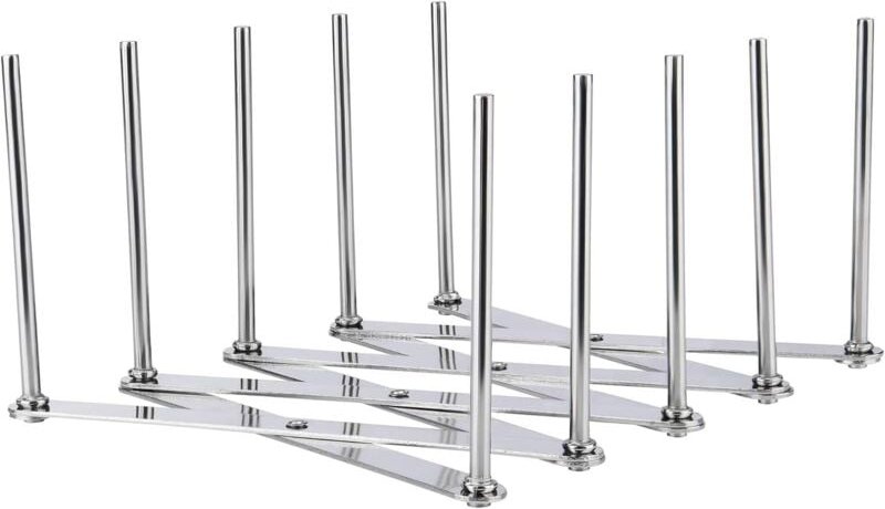 Thumbnail - Deckelhalter, Tellerhalter, Rippchenhalter, Edelstahl, Deckel- und Tellerhalter, verstellbarer Deckelhalter mit 4 verste...