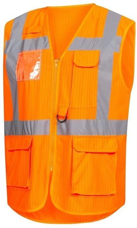 Warnweste 7118 Größe l neonorange en iso 13688/EN iso 20471/EN 1149